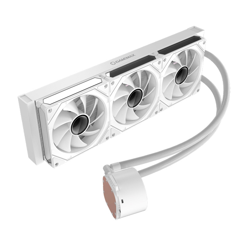 خنک کننده پردازنده مایع گیم مکس GAMEMAX IceBurg 360 Digital WH سفید - Image 5