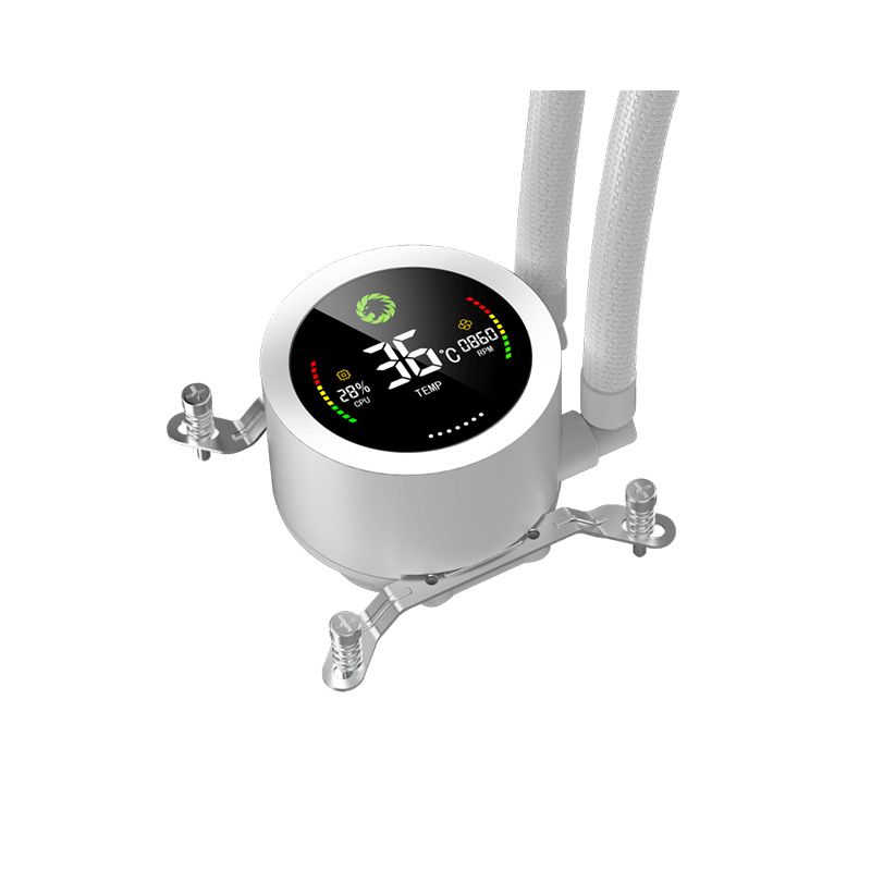 خنک کننده پردازنده مایع گیم مکس GAMEMAX IceBurg 360 Digital WH سفید - Image 7